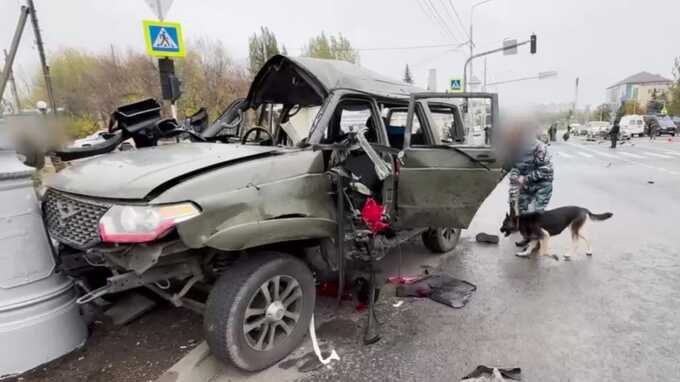 В Луганске в результате взрыва автомобиля погиб военнослужащий