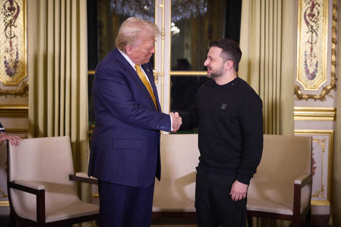 Зеленский провёл переговоры с президентом США Дональдом Трампом